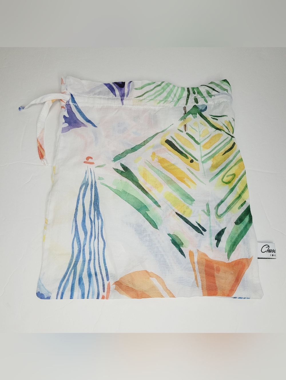 Charo Ruiz Ibiza Drawstring Pouch Dustbag Tropical Colorful Resort Yacht Ocean